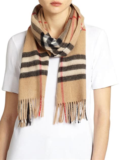 cashmere Burberry scarf